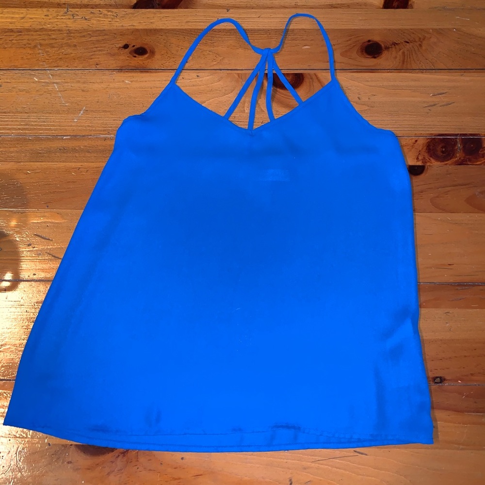 Abercrombie & Fitch Blue Racer Back Top XS - Picture 1 of 3